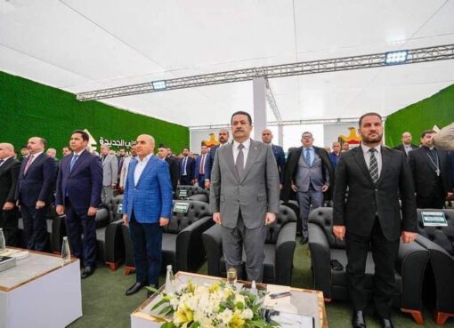 وضع حجر الاساس لمشروع مدينة الغزلاني السكنية الجديدة