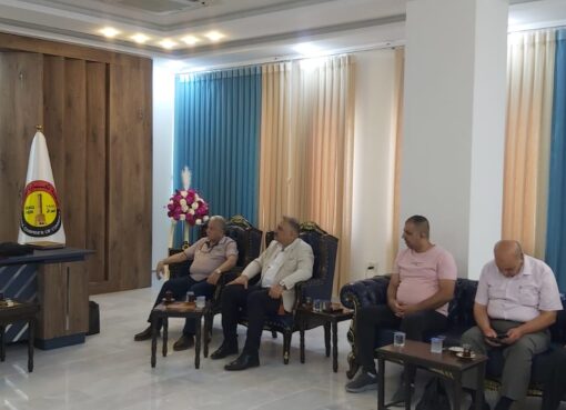 زيارة وزير الصناعة والمعادن السابق السيد منهل الخباز لمقر الغرفة