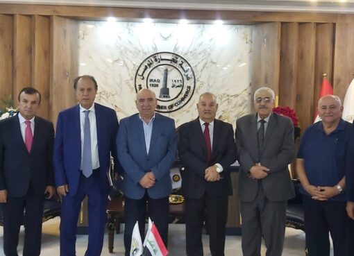 زيارة رئيس رابطة التنمية والتجارة في الموصل حازم قبلان